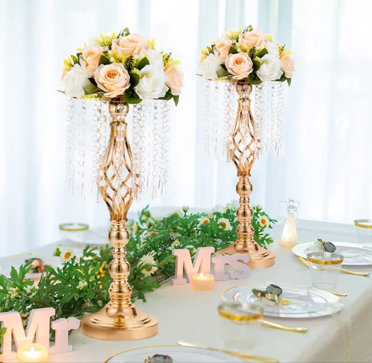 Crystal Flower Centerpiece